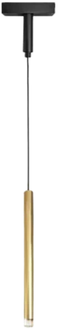 Lámpara colgante para riel magnético ultra slim aluminio acrílico bronce Ø3x1,90 cm LED 6W TUYA - ARLC0033