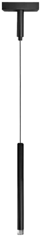 Lámpara colgante para riel magnético ultra slim aluminio acrílico negro Ø3x1,90 cm LED 6W TUYA - ARLC0032