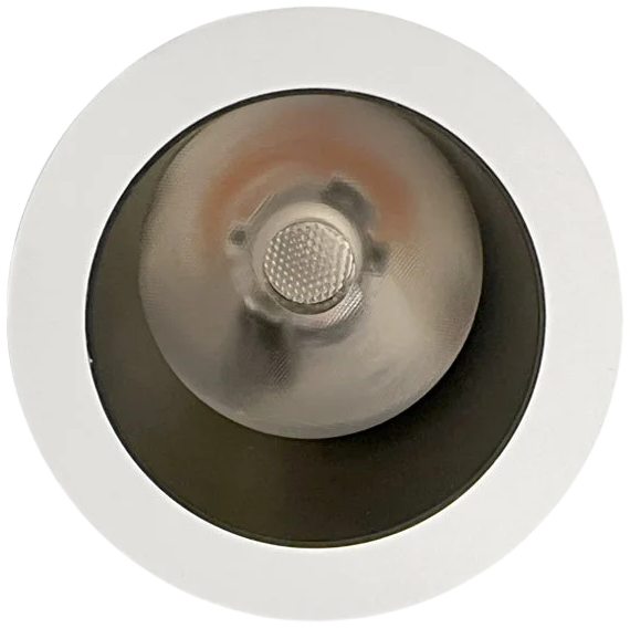 Foco embutido aluminio blanco 24º 9W LED - VKFO0010