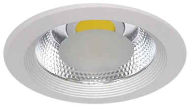 Foco embutido aluminio blanco Ø23 cm LED 25W - MUFO0009