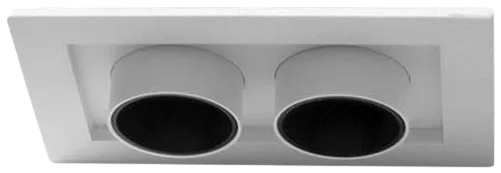 Embutido rectangular aluminio blanco con control de temperatura 12W LED - VKFO0002