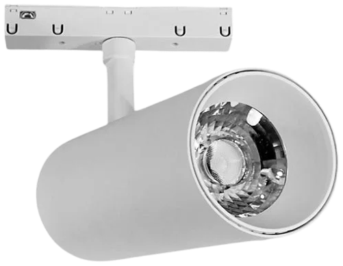 Foco metal blanco para riel magnético LED 20W - ARFO0102