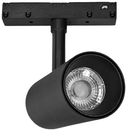 Foco metal negro para riel magnético LED 15W - ARFO0101