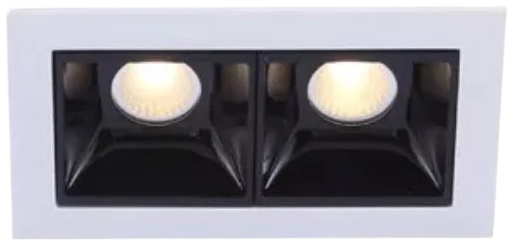 Foco mini embutido metal blanco 7,5x4,5cm LED 4W - CEFO0009