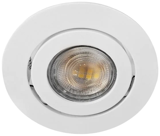 Foco orientable aluminio blanco Ø10x4.5 cm GU10 - MUFO0150