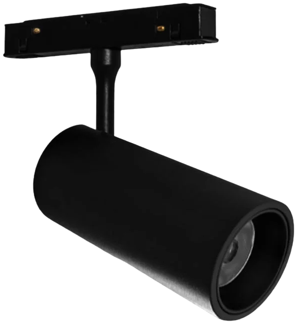 Foco para riel aluminio negro Ø5.5x17.5 cm LED 15W - STFO0010