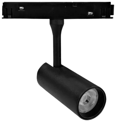 Foco para riel magnético aluminio negro Ø33 cm LED 7 W - ARFO0069