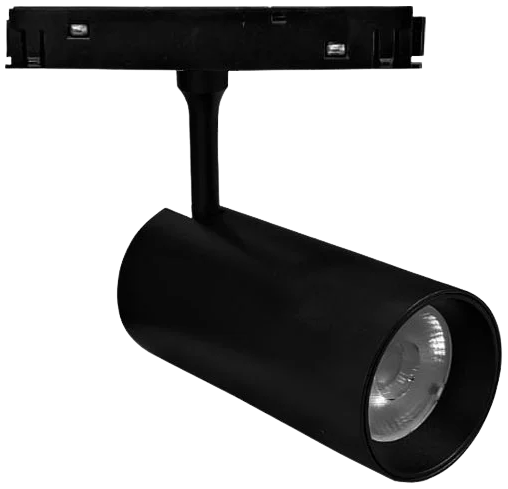 Foco para riel magnético aluminio negro Ø5 cm LED 15 W - ARFO0067
