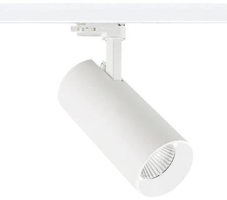 Foco riel metal blanco Ø 7,3x22 cm LED 30W - MUFO0073