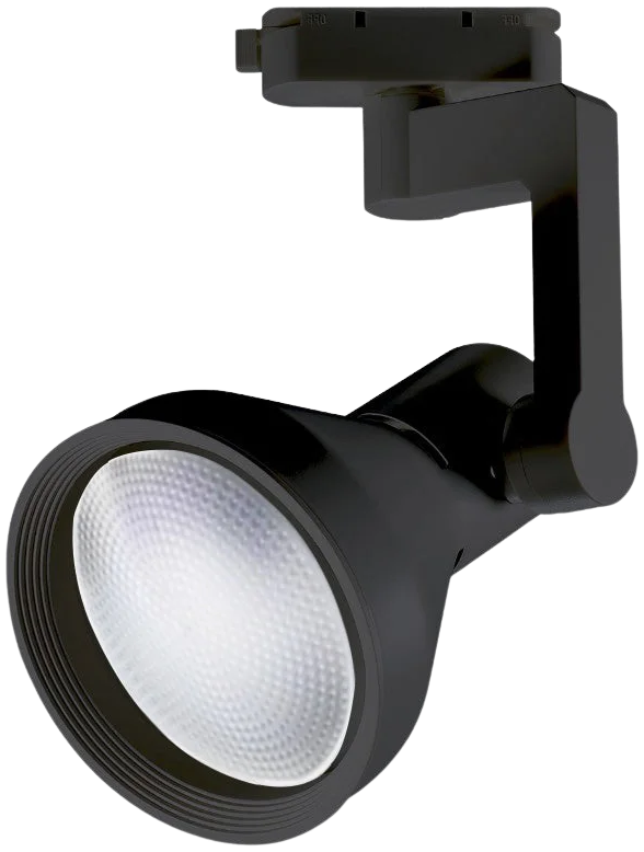 Foco riel metal negro Ø11,5x24 cm E27 par 30 - MUFO0071