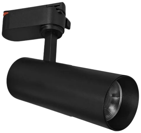 Foco riel metal negro Ø 6x19,6 cm LED 15W 3000K-4000K-6000K- MUFO0143