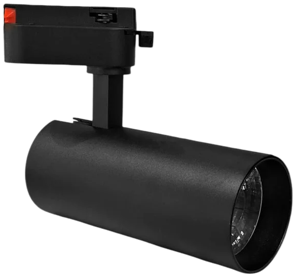 Foco riel metal negro Ø 7,3x21 cm LED 30W -3000K-4000K-6000K - MUFO0146
