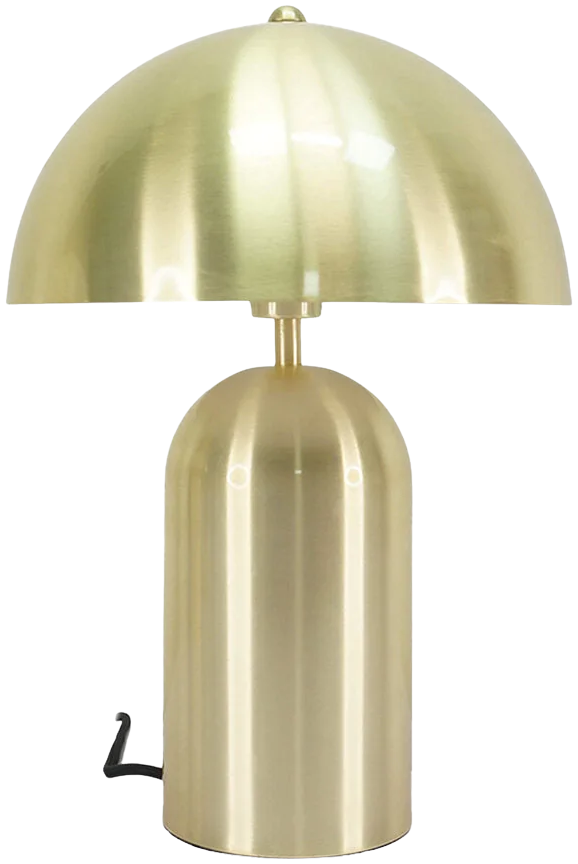 Lámpara de mesa metal oro Ø25x36 cm - OPLS0038