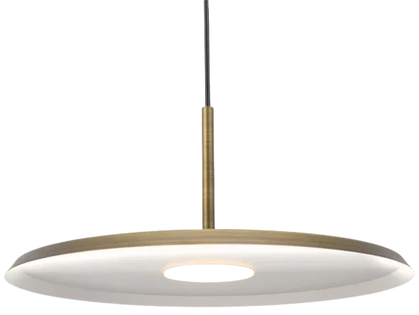 Suspendido color bronce antiguo, LED SMD 2700K, 12W, 220V AC - VKLC0002
