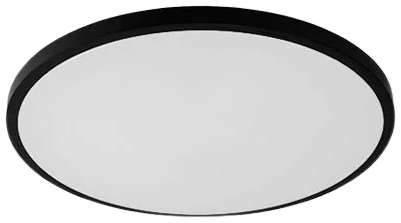 Plafón metal negro Ø 50 cm LED 48W - TOPL0008