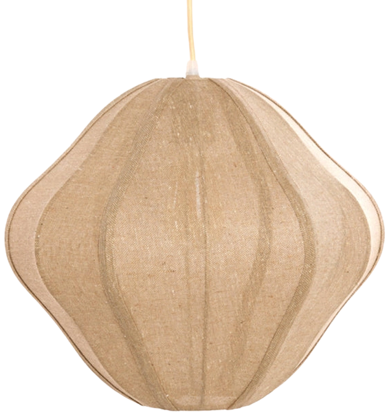 Lámpara colgante yute natural Ø50x40,5 cm E27 - LLLC0594
