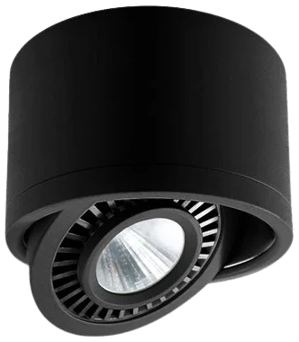 Foco sobrepuesto negro basculante LED 15W - BEFO0032