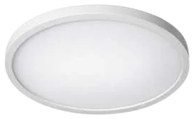 Plafón metal blanco Ø 15 cm LED 13W - TOPL0002
