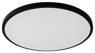 Plafón metal negro Ø 23 cm LED 24W - TOPL0004