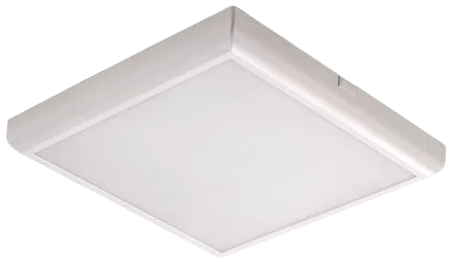 Plafón o embutido PVC cuadrado blanco 22,5x22,5x3 cm LED 24W - VKPL0004