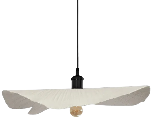 Lampara colgante fibra prensada Ø60x9cm E27 - OPLC0079