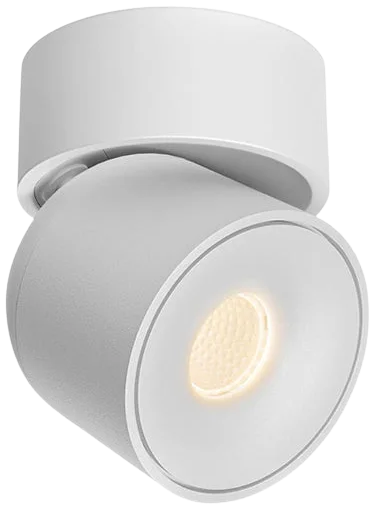 Foco sobrepuesto dimeable aluminio blanco basculante Ø 9 cm LED 10W - TOFO0089