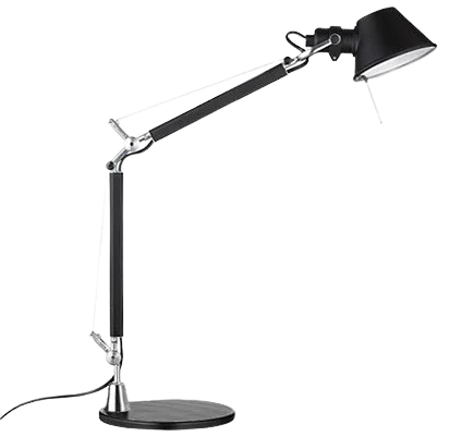 Lámpara sobremesa metal articulado negro E14 - LGLS0046
