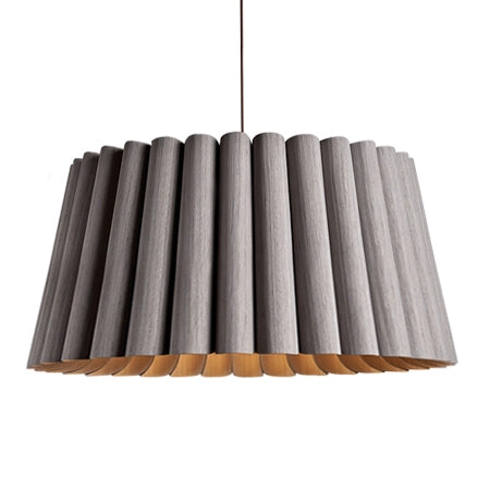 Lámpara colgante madera gris Ø 80 cm E27 - A pedido - WPLC0031
