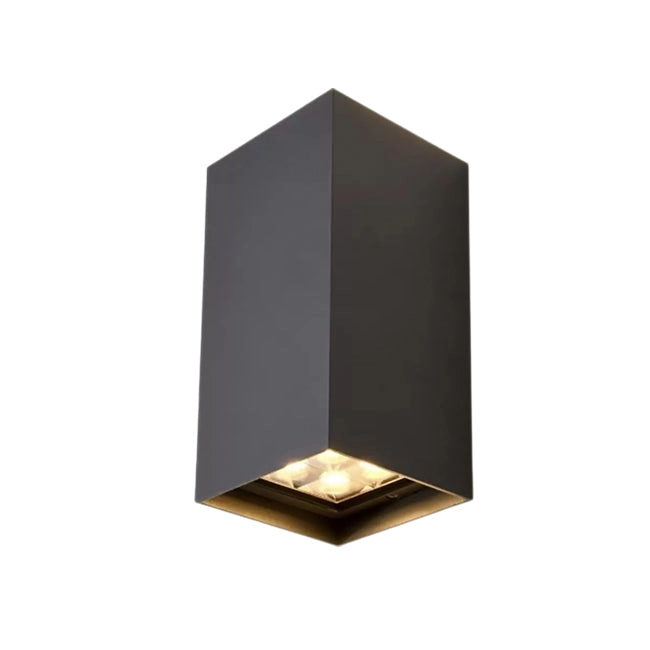 Aplique aluminio gris oscuro exterior bidireccional IP65 LED 2x10W - VKAP0004