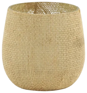 Porta velas Jute - Small (Dos colores)