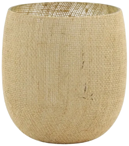 Porta velas Jute - Medium