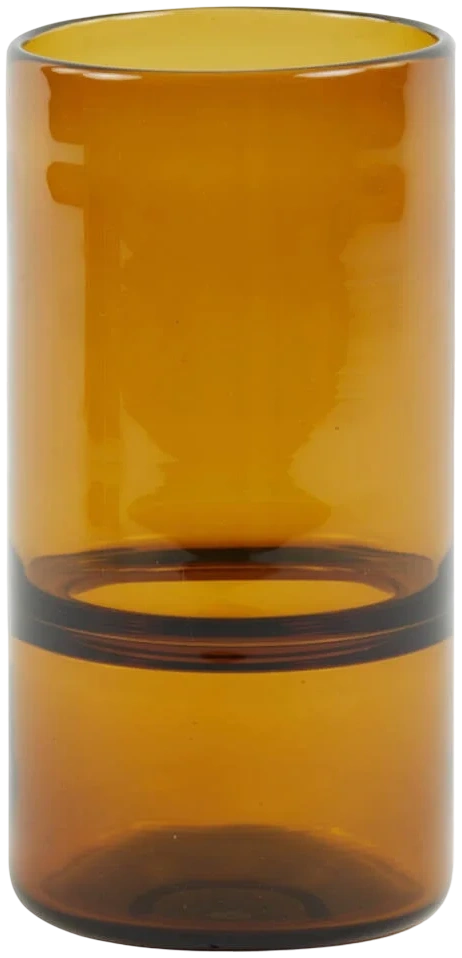 Porta velas - glass brown