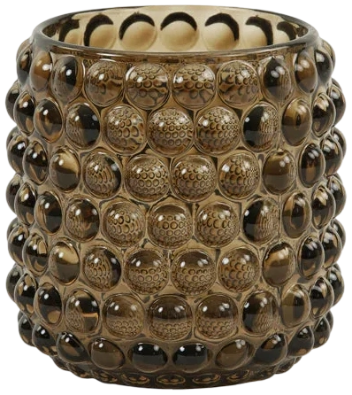 Porta velas - Dots Brown