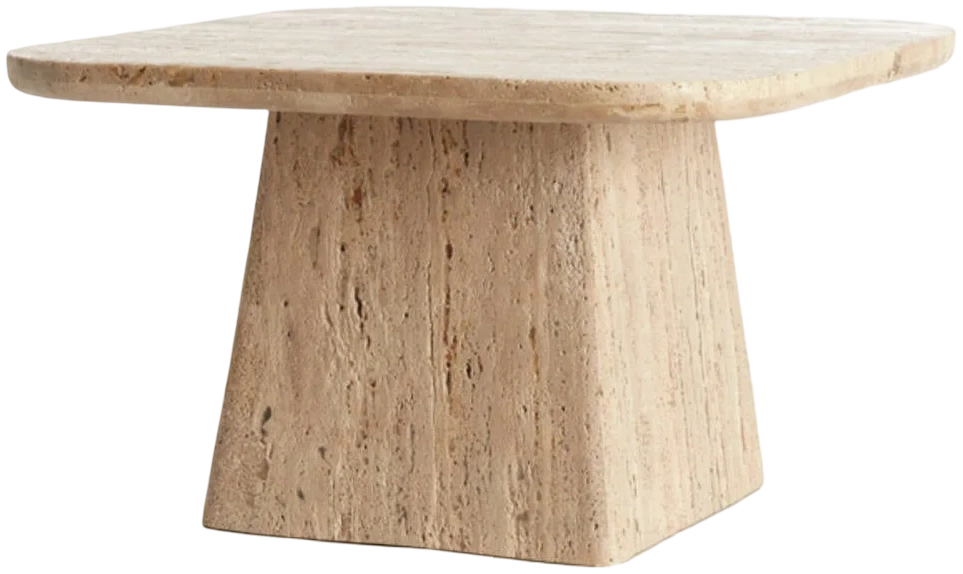 Mesas de centro / Laterales - Travertine square