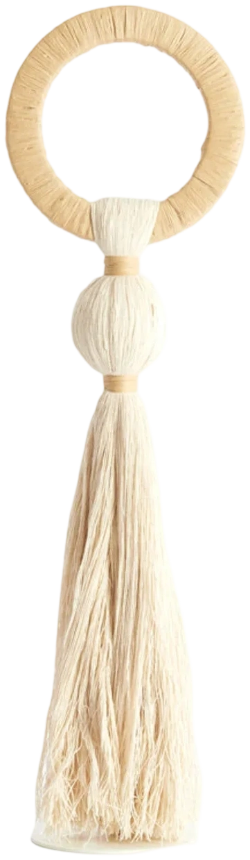 Ornamento raffia Tulum - Cream