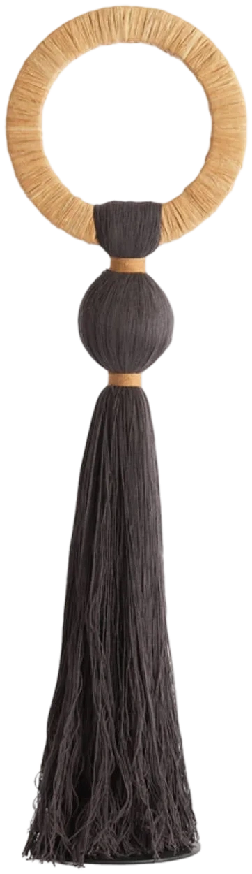 Ornamento raffia Tulum - Dark brown