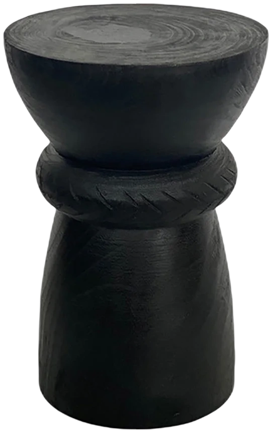 Taburete Madera Nat Black