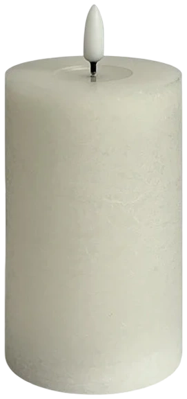 Vela de cera LED Ø7,5x12,5 cm