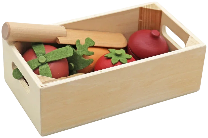 Set de verduras magnéticas una caja