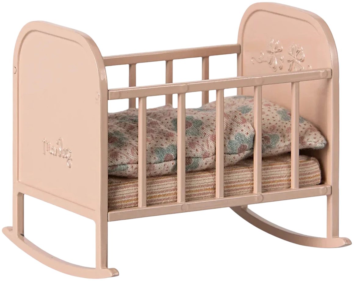 Cuna my para ratoncitos y conejos Maileg - Soft rose