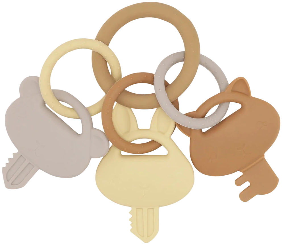 Mordedores Ki Keys Silicona - Caramel