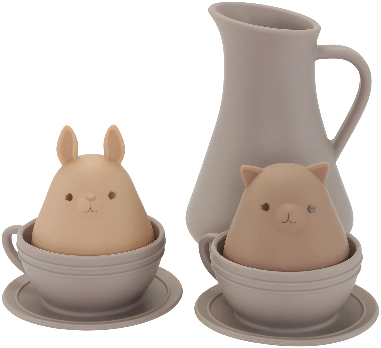 Silicone bath toys cup set - Lilac