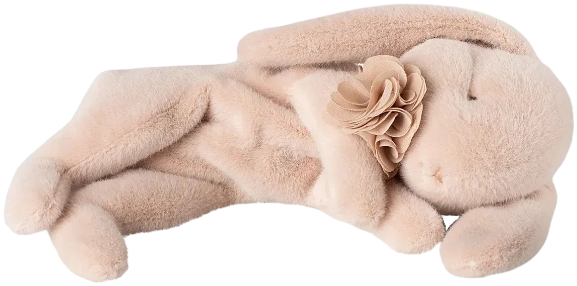 Peluche - Sleeping bunny plush powder