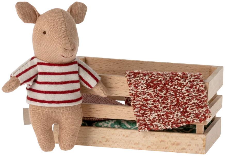 Pig in box - baby girl