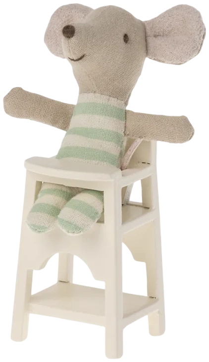 Silla alta para ratoncito bebe - Off White
