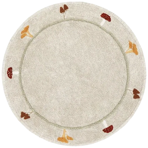 Alfombra lavable redonda - Chanterelle