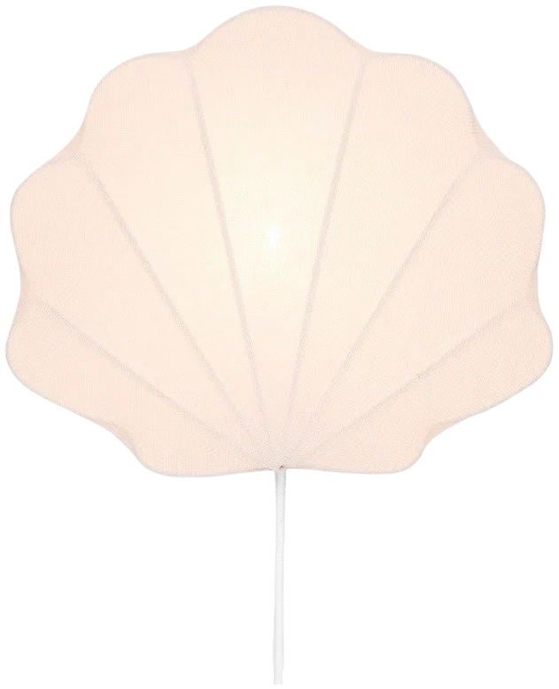 Lámpara Tela Clam / aplique - Blush