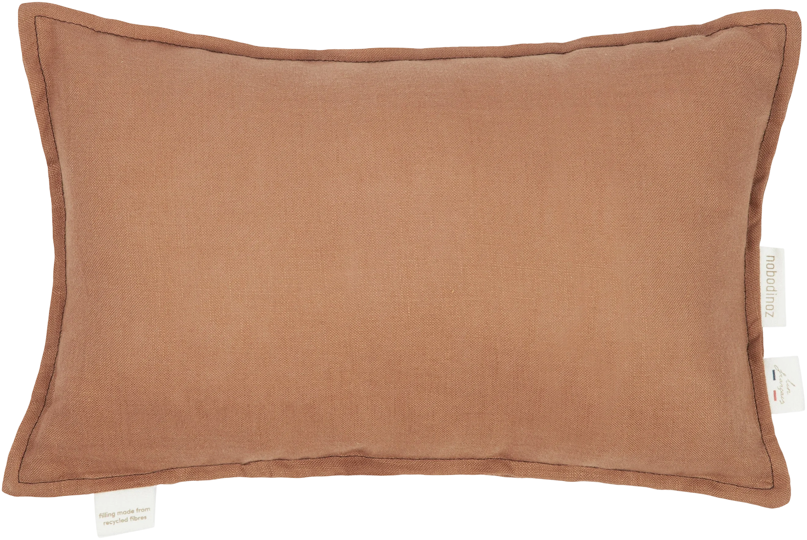 Cojín Rectangular Lin Français - Noisette
