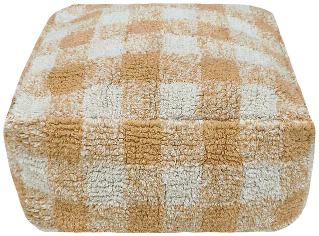 Pouf Vichy honey