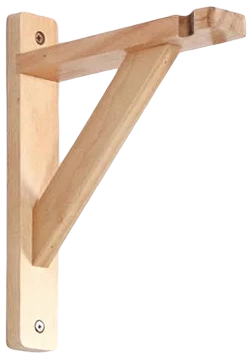 Escuadra de madera pequeña